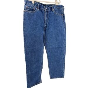Levi 550 Relaxed Fit Jeans Mens W40 L30 Blue Denim